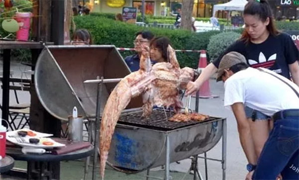 你鱷了嗎？泰國鱷魚烤肉你吃過嗎？